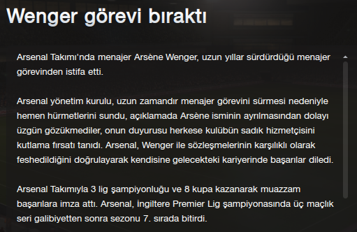 wenger birakti